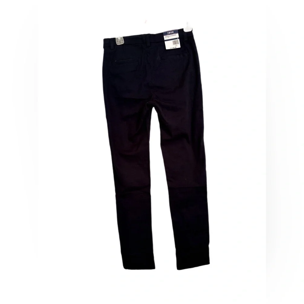 IZOD Approved School-wear Girls’ Stretch Uniform Pants Size 5 Regular, Navy, NWT